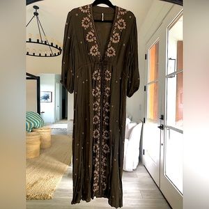 FREE PEOPLE Embroidered Dress